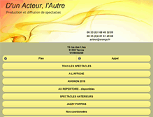 Tablet Screenshot of dunacteurlautre.com